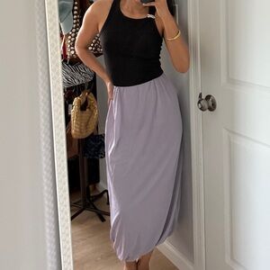 Zara Light Purple Maxi Skirt